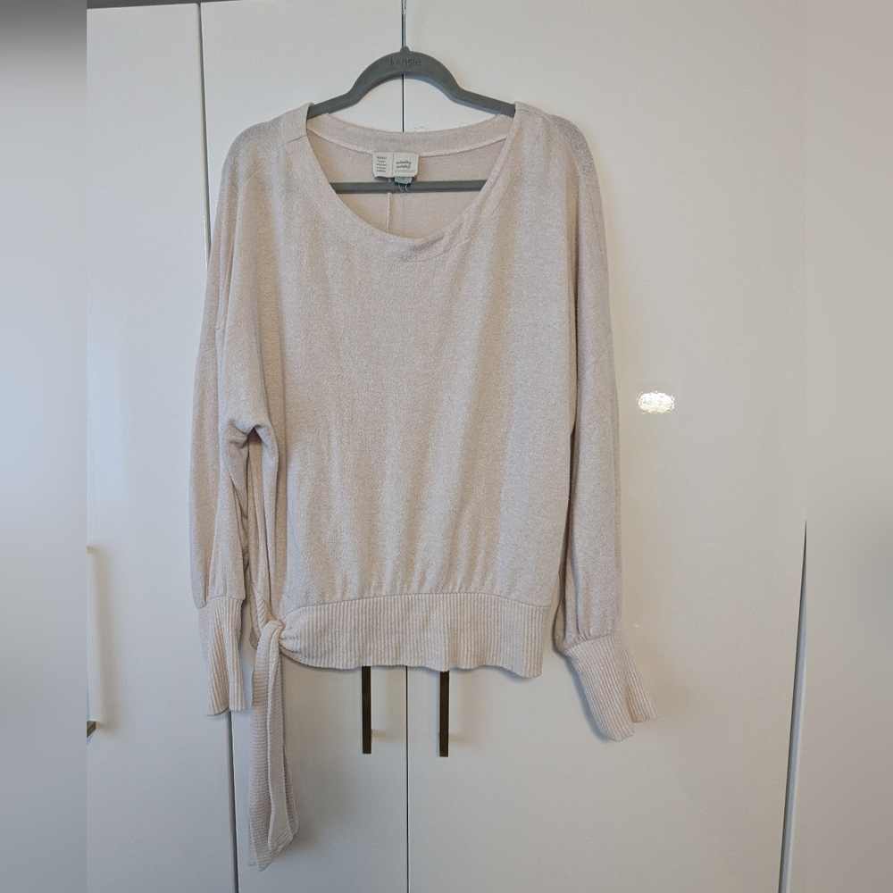 Anthropologie Front Tie Sweater